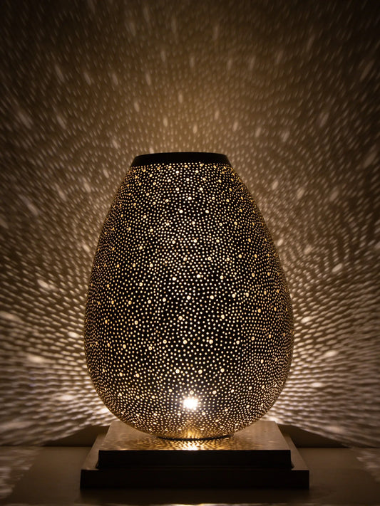 Large floor lamp: cosmic elegance copper, 55x33 cm